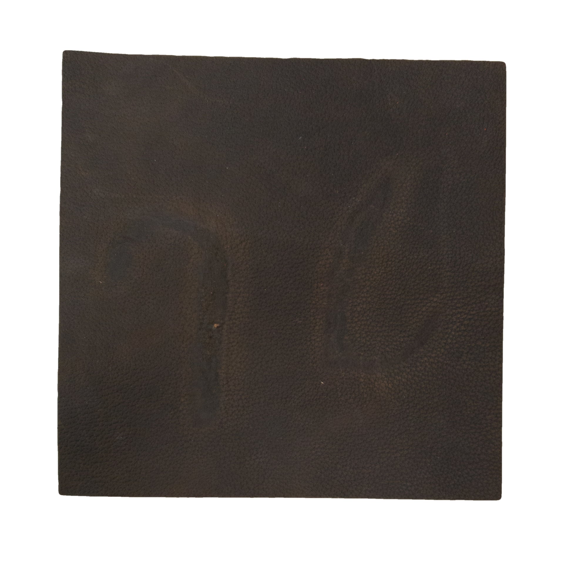 Grunge Branded Pre-cuts, 2-6 oz, Limited Stock Pre-cuts, (12"x12") Cane L Grainy Brown - Oil Tan | The Leather Guy