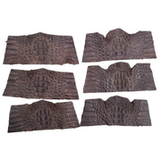 Caiman Project Piece Bundles, Various Colors Genuine Hide, Chocolate Crowns / 6 Pack / Small | The Leather Guy