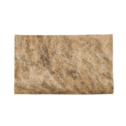 Light Tan Brindle Hair on Cow Hide Pre-cut, 12.25" x 20" | The Leather Guy