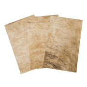 Light Tan Brindle Hair on Cow Hide Pre-cut, | The Leather Guy