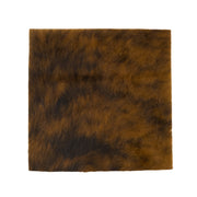 Medium Brindle Brown, Black, Off White Hair On Pre-cuts, 12 x 12 | The Leather Guy