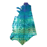 Sea Witch Color Shifting Mermaid 2-3 oz Leather Cow Sides, Side / 15-17 Sq Ft | The Leather Guy