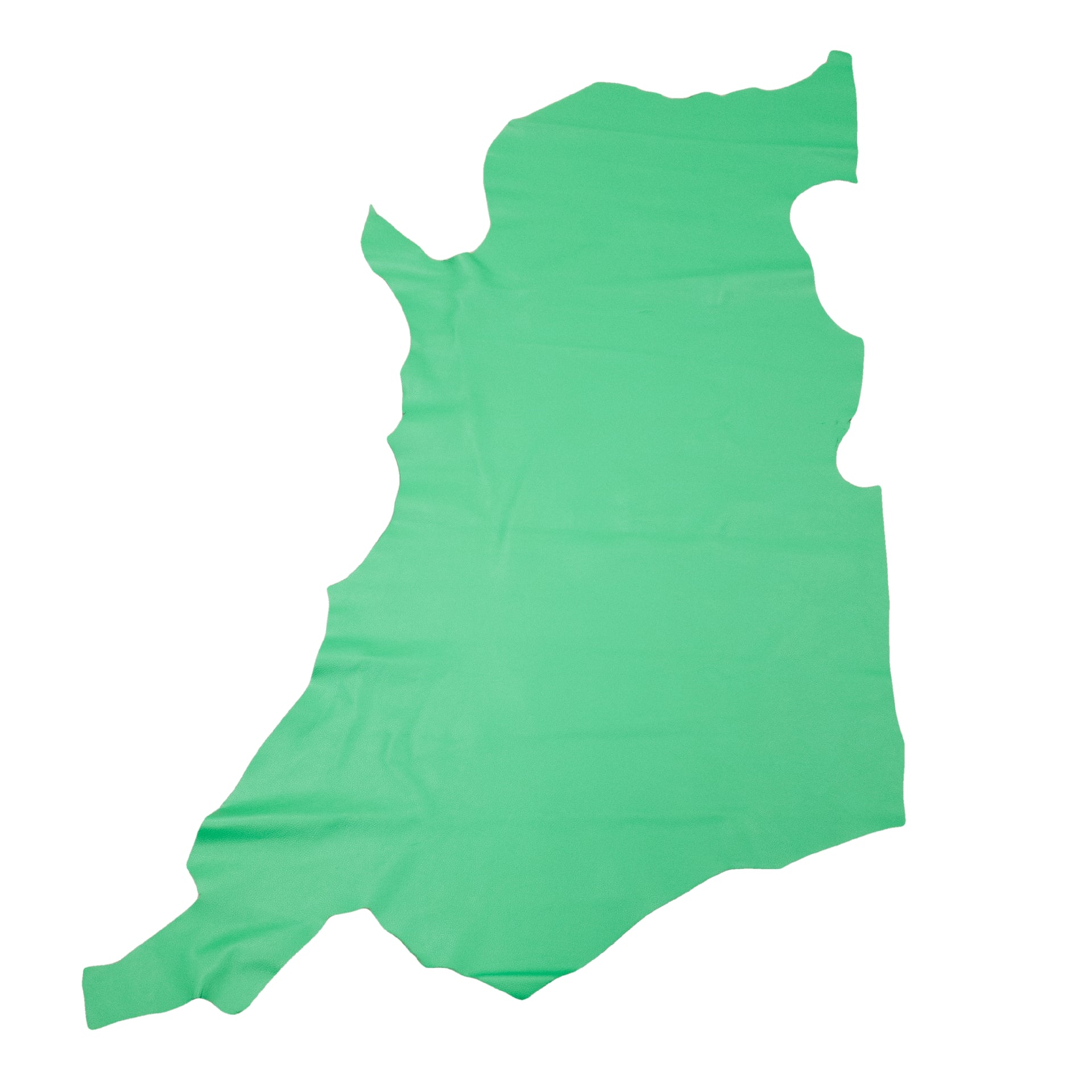 Bright Green Cowhide Leather – Pebble Grain 3–4 oz | Lexington Lush Green, Side / 15 - 17 | The Leather Guy