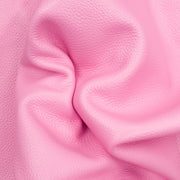 Bright Pink Cowhide Leather – Pebble Grain 3–4 oz | Bubble Gum Alley Pink, | The Leather Guy