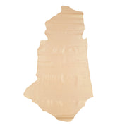 Warm Tan Cowhide Leather – Flat Grain 3–4 oz | Honey Glow, Side / 12 - 14 | The Leather Guy