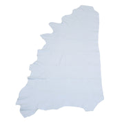 Soft Blue Cowhide Leather – Pebble Grain 3–4 oz | Bluebell Dew, Side / 12 - 14 | The Leather Guy