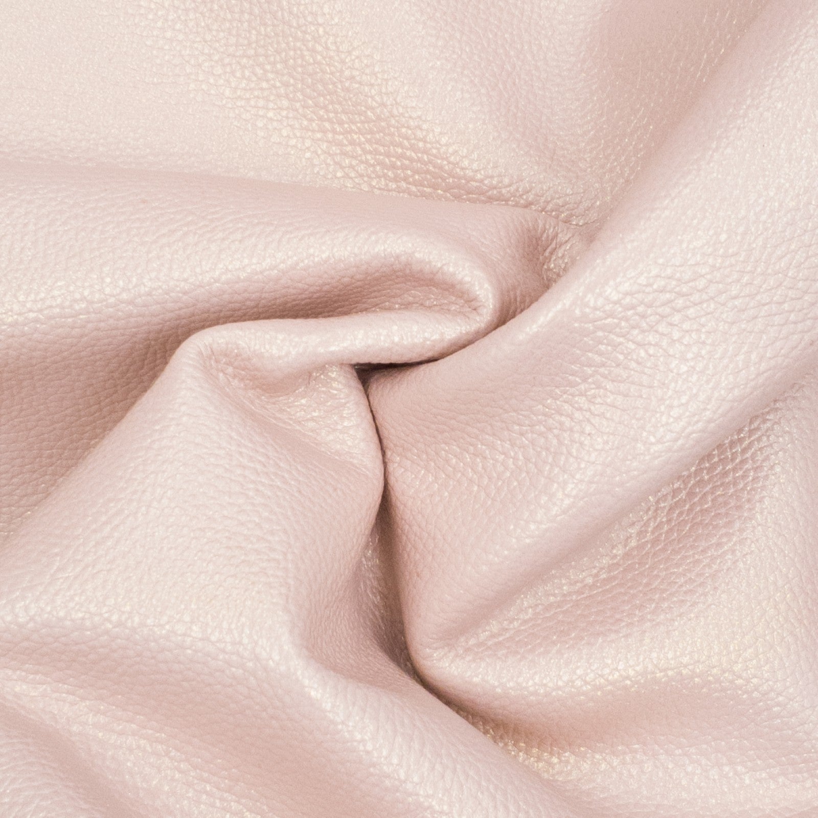 Flat and Pebble Grain Cowhide Leather Sheets | 3–4 oz | Petal and Pearl Collection, Peony Pearl / 4 x 6 | The Leather Guy