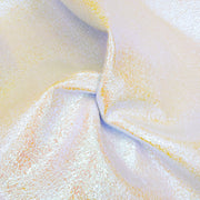 Large Flat, Pebble, and Embossed Grain Cowhide Leather Sheets | 3–4 oz | Petal and Pearl Collection, Pixie Prism / 12.25 x 20 | The Leather Guy