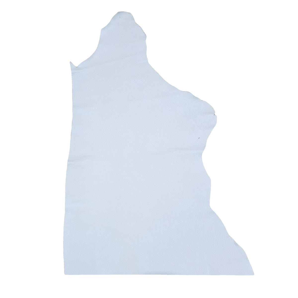 Soft Blue Cowhide Leather – Pebble Grain 3–4 oz | Bluebell Dew, Top Piece / 6.5 - 7.5 | The Leather Guy