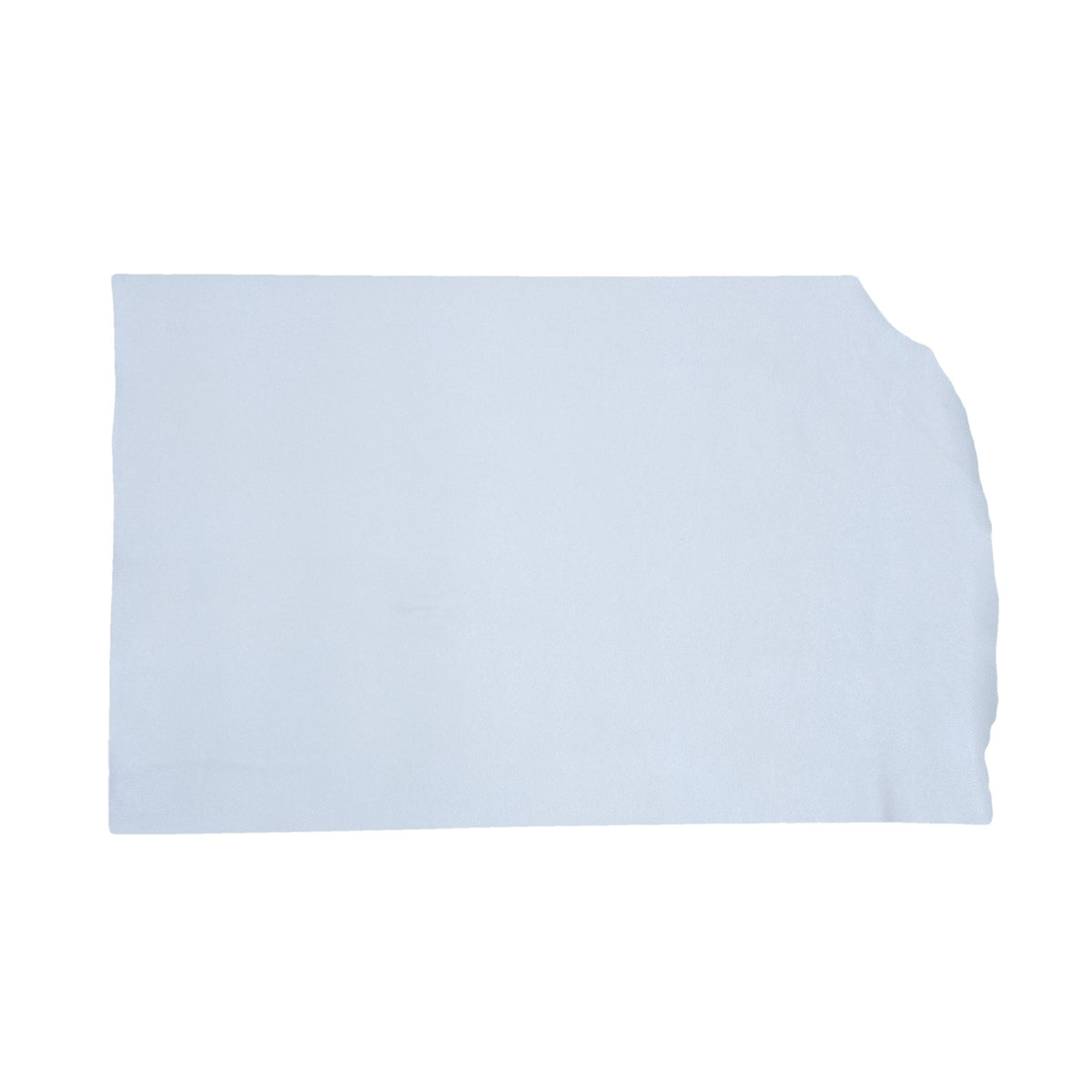 Soft Blue Cowhide Leather – Pebble Grain 3–4 oz | Bluebell Dew, Middle Piece / 6.5 - 7.5 | The Leather Guy