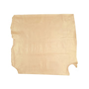 Warm Tan Cowhide Leather – Flat Grain 3–4 oz | Honey Glow, Middle Piece / 6.5 - 7.5 | The Leather Guy