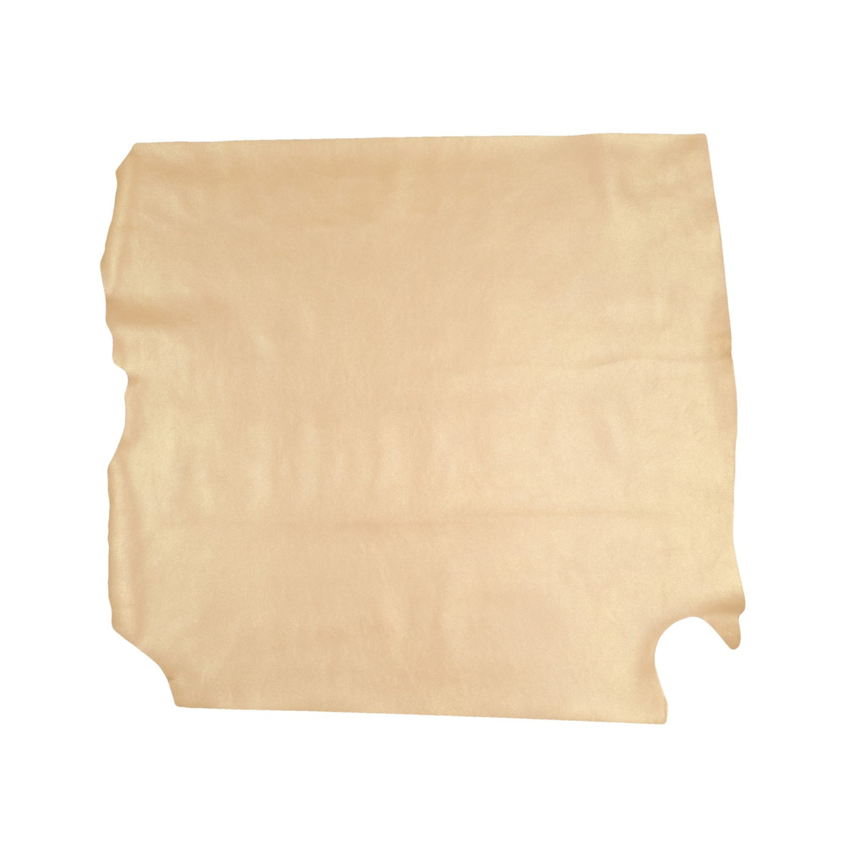 Warm Tan Cowhide Leather – Flat Grain 3–4 oz | Honey Glow, Middle Piece / 6.5 - 7.5 | The Leather Guy