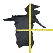 Ostrich, 1-2 Sq Ft, Project Pieces, Black / 1 Sq Ft / 6 | The Leather Guy