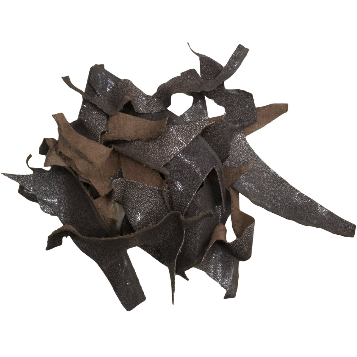 Stingray Leather Scraps & Remnants, 3–4 oz, Brown / 1/2 lb | The Leather Guy