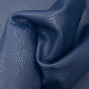 Dark Blue Cowhide Leather – Pebble Grain 3–4 oz | Annapolis Sailing Blue, | The Leather Guy