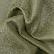 Army Green Cowhide Leather – Pebble Grain 3–4 oz | Fort Bliss Green, | The Leather Guy