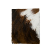 Tri-Color Black, Brown & Off-White Hair on Cow Hide Pre-Cuts – Genuine Cowhide, Red Brown / 8 x 10 | The Leather Guy