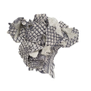 Pirarucu Fish Leather Scraps & Remnants – 3–6 oz, Cool Tones / Large Pieces / 1 lb | The Leather Guy