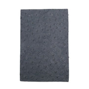 Genuine Ostrich Leather – Natural Grain Precut Sheets | Limited Stock, Dark Navy / 4 x 6 | The Leather Guy