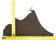 Genuine Hippo Project Pieces, 4-5 oz, 1-4 Sq Ft, Safari Chocolate / < 1 Sq Ft / Hide 3 | The Leather Guy
