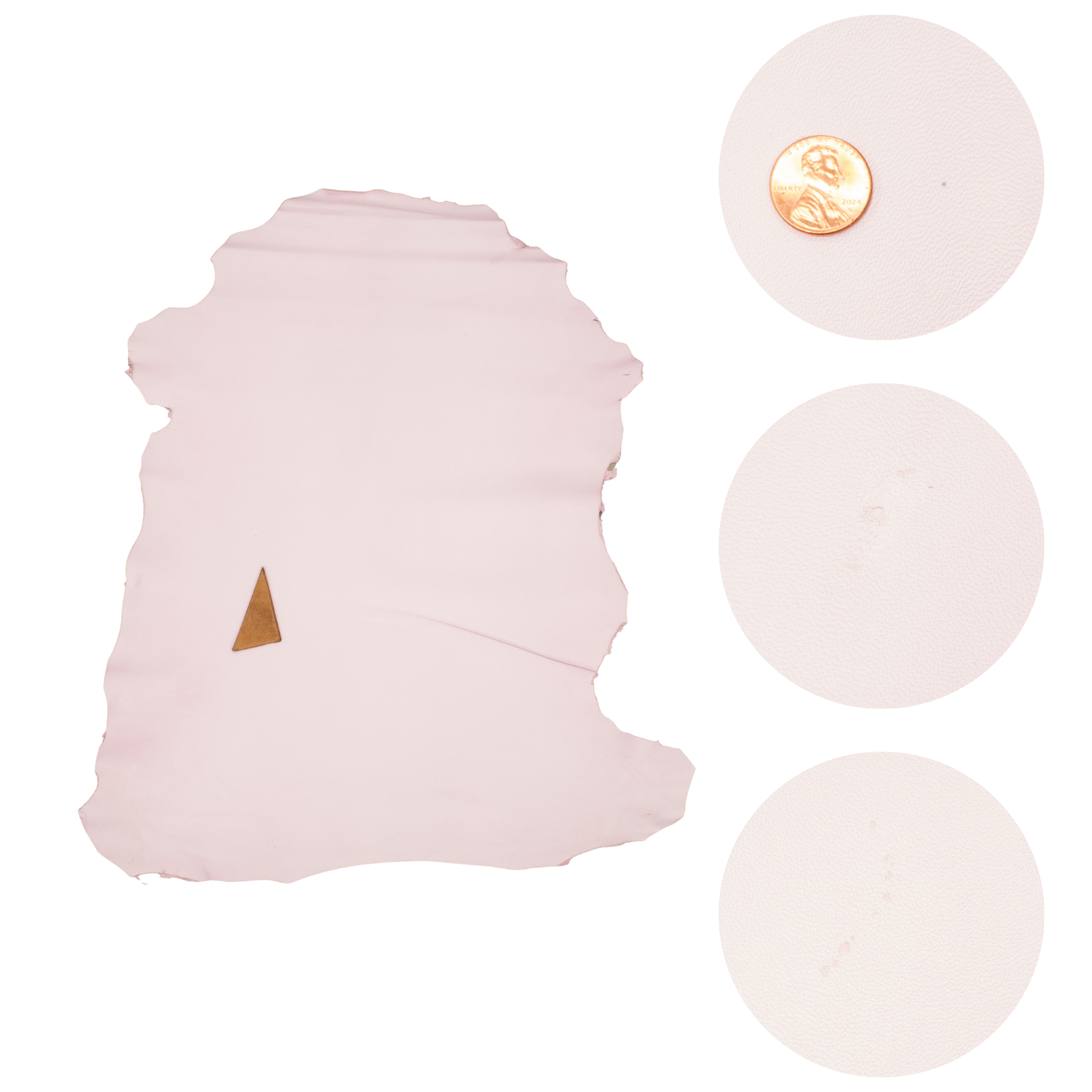 Pinks, 3-10 Sq Ft, 1-3 oz, Lamb Hides, Berry Cream / 5-6 (Low-Grade) / 1.5-2.5 oz (.6-1 MM) | The Leather Guy