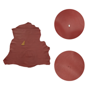 Reds, 3-8 Sq Ft, 1-3 oz, Lamb Hides, Charming Crimson / 5-6 (Low-Grade) / 1-2 oz (.4-.8 MM) | The Leather Guy