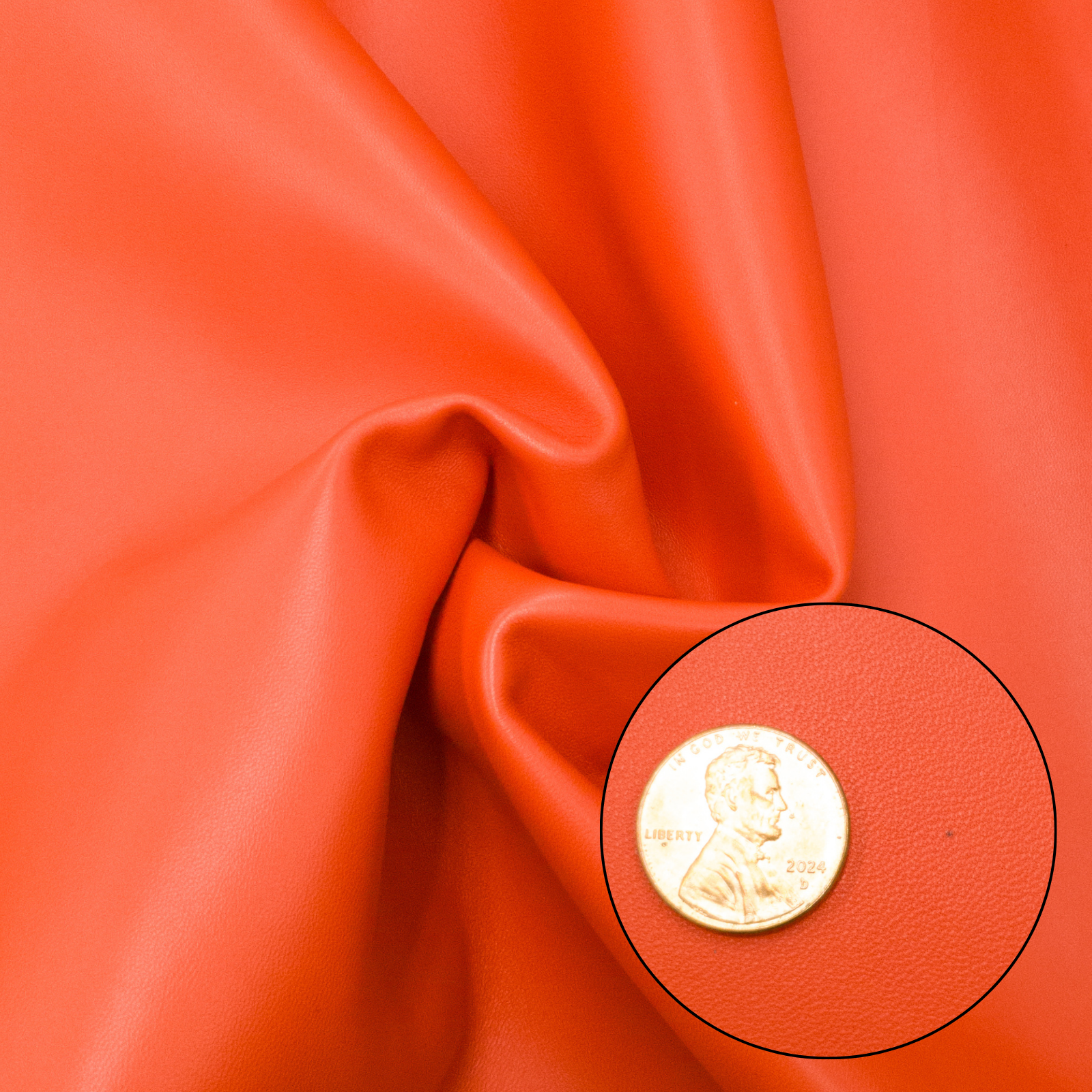 Reds, 3-8 Sq Ft, 1-3 oz, Lamb Hides, Valiant Vermilion / 5-6 / 2-3 oz (.8-1.2 MM) | The Leather Guy