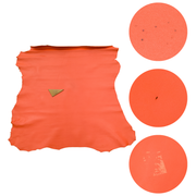 Reds, 3-8 Sq Ft, 1-3 oz, Lamb Hides, Valiant Vermilion / 5-6 (Low-Grade) / 2-3 oz (.8-1.2 MM) | The Leather Guy