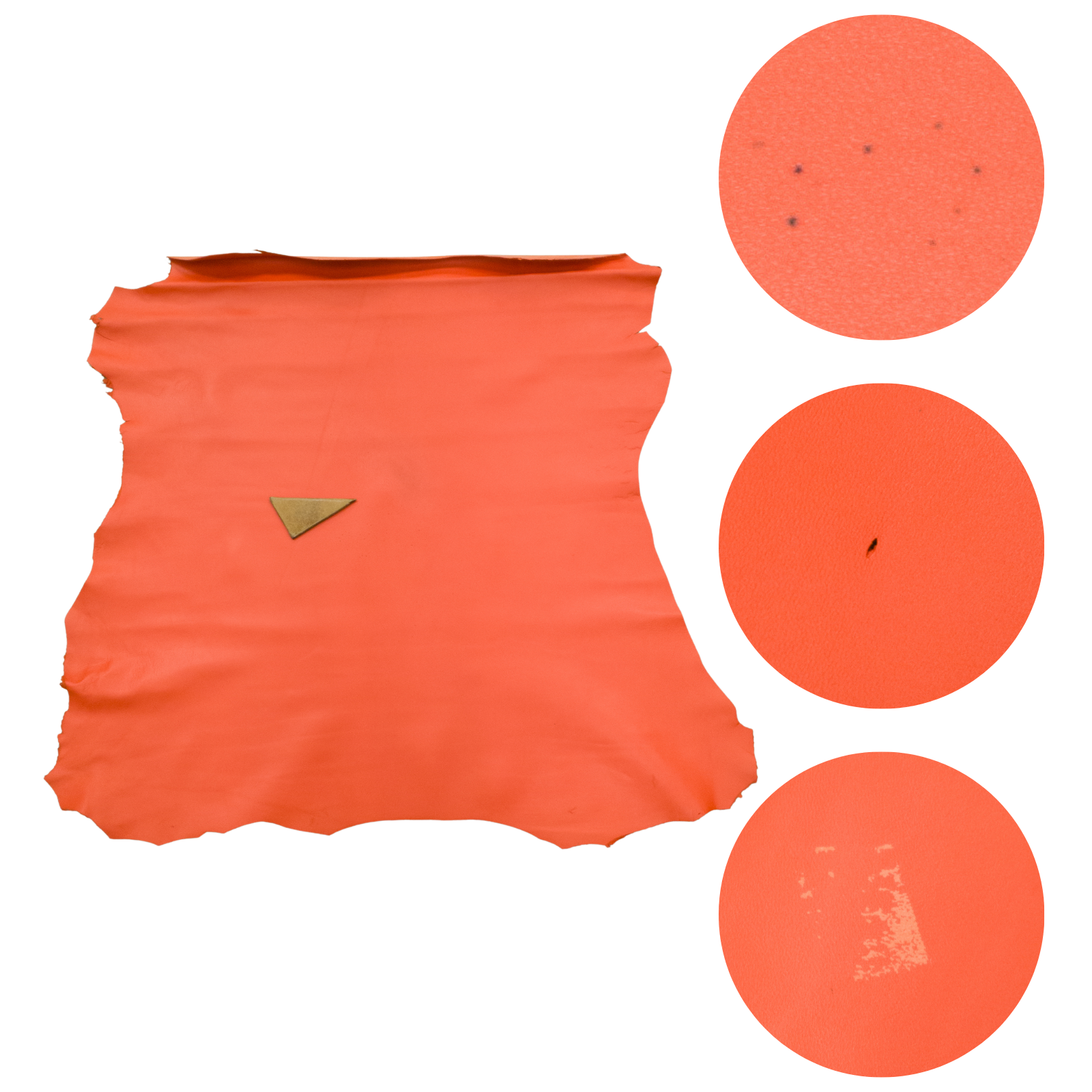 Reds, 3-8 Sq Ft, 1-3 oz, Lamb Hides, Valiant Vermilion / 5-6 (Low-Grade) / 2-3 oz (.8-1.2 MM) | The Leather Guy