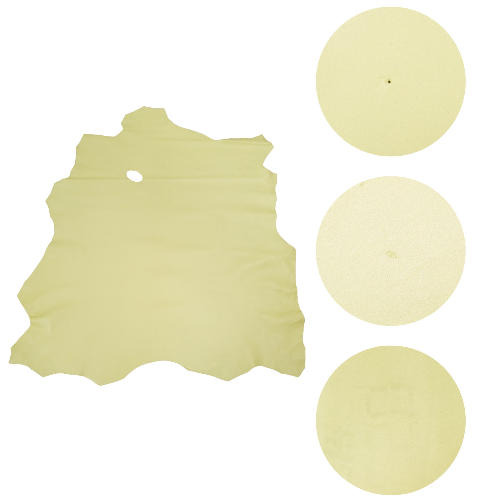 Greens, 3-8 Sq Ft, 2-3 oz, Lamb Hides, Key Lime Pie / 5-6 (Low-Grade) / 1.5-2.5 oz (.6-1 MM) | The Leather Guy