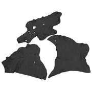 Black Buckskin, 3-5oz, 1 lb Deer Scrap Bag, Large Pieces,  | The Leather Guy