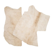 IN STORE - Solid Color, Hair-on Cowhide Scrap Remnant Bags, Large Light Brown (1-3 SqFt) / 1 LB | The Leather Guy