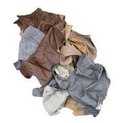 IN STORE - Mixed Extra Large Upholstery, 5LB Remnant Bags, 3-5 oz, | The Leather Guy