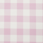 Spade Collection, Patent Cow Handbag Leather, Non-Stock Pre-Cuts, Large Pink Gingham / 4x6 | The Leather Guy