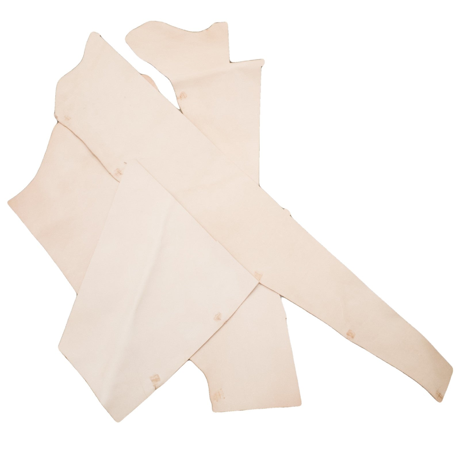 IN STORE-Natural, 2-10 oz, 1 Pound, Veg Tan Scrap Bag, Thin (2-5.5oz) / Large | The Leather Guy