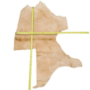 Light Brown, 3-20 Sq Ft Hair-on Cowhide Project Pieces, 6 / 2 | The Leather Guy