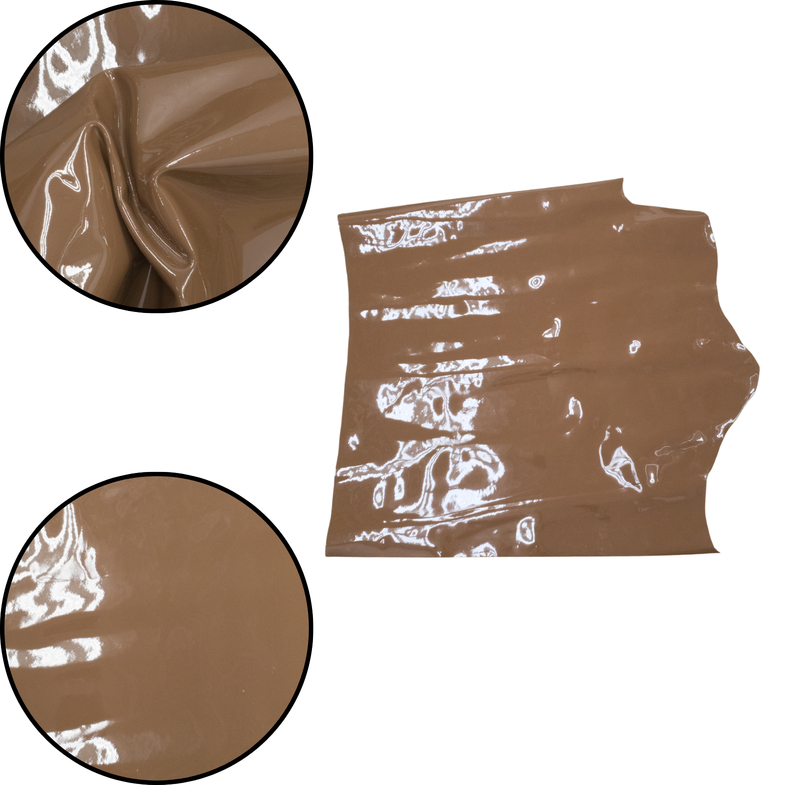 Solid Colors, Patent Cow Handbag Leather, Sides and Project Pieces, | The Leather Guy