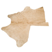 Light Brown, 4-15 Sq Ft Hair-on Bulk Cowhide Project Pieces, 13-15 | The Leather Guy
