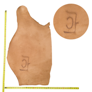 Grunge Branded Project Pieces, 5-6 oz Oil Tan, Limited Stock, 4 Sq Ft - Light Brown | The Leather Guy