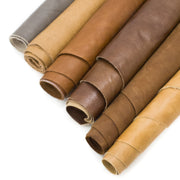 Light Browns, 4-20 Sq Ft Upholstery Cowhide Project Pieces,  | The Leather Guy