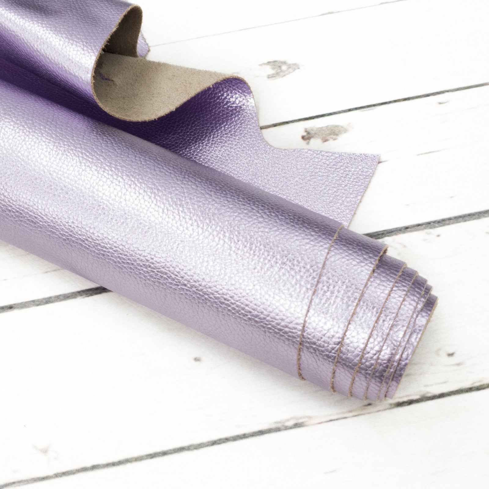 Lilac Lace Agate, 2.5-3.5 oz Cow Sides, Metallic Jewelry Box, | The Leather Guy