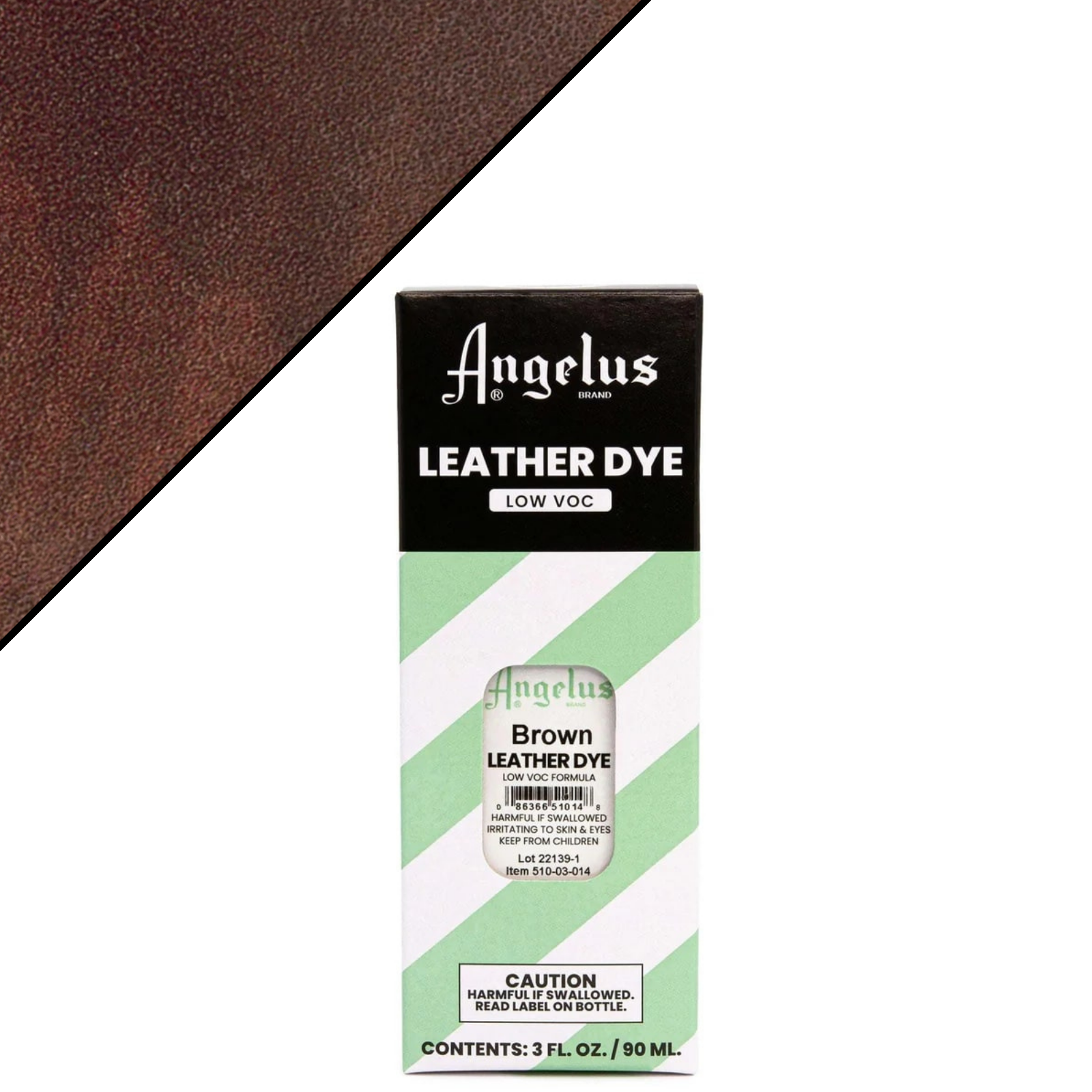 Angelus Low VOC Leather Dye – 3 oz Penetrating Leather Dye, Brown | The Leather Guy