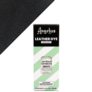 Angelus Low VOC Leather Dye – 3 oz Penetrating Leather Dye, Jet Black | The Leather Guy
