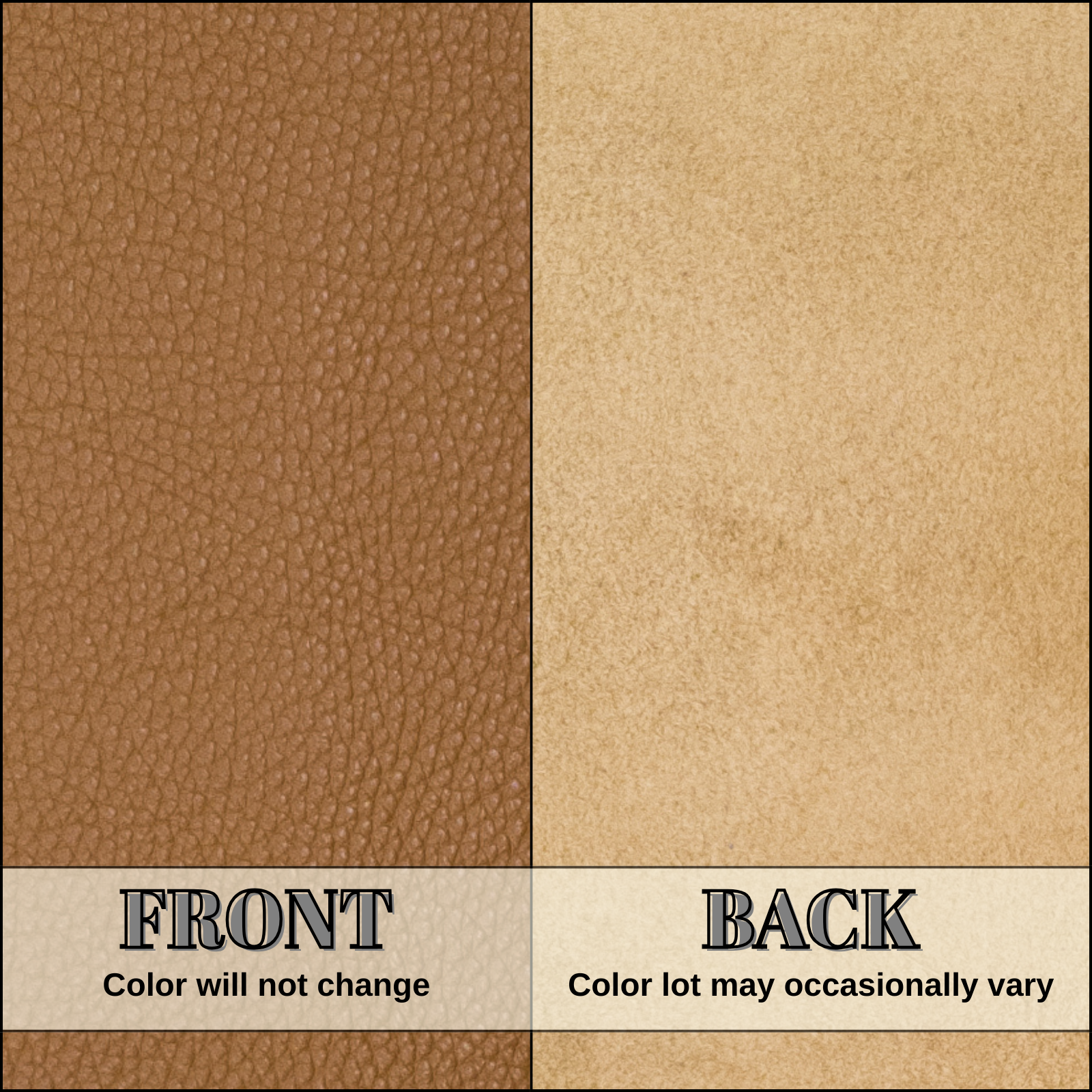 Medium Brown Cowhide Leather – Pebble Grain 3–4 oz | Milwaukee Medium Brown, | The Leather Guy