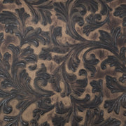 Western Cowhide Leather – 2–4 oz Embossed Grain – Large Pre-cuts, Browns / Mahogany Fluer / 10"x10" | The Leather Guy