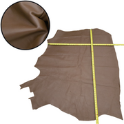 Dark Browns, 3-16 Sq Ft Upholstery Cowhide Project Pieces, Milk Chocolate / 12 / 1 | The Leather Guy
