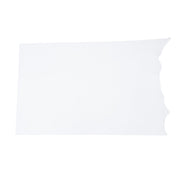Minnesota Snow White, Tried n True, 3-4 oz Leather Cow Hides, Middle Piece / 6.5-7.5 Square Foot | The Leather Guy