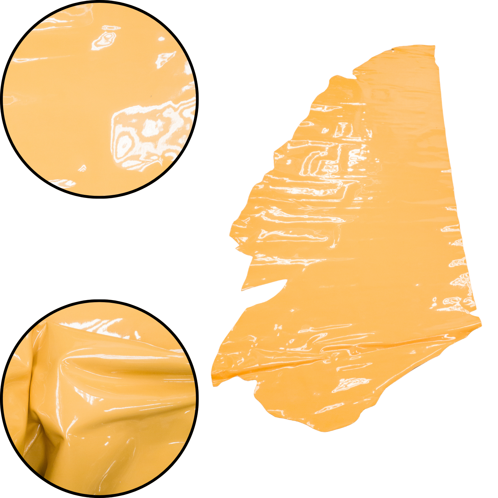 Solid Colors, Patent Cow Handbag Leather, Sides and Project Pieces, | The Leather Guy