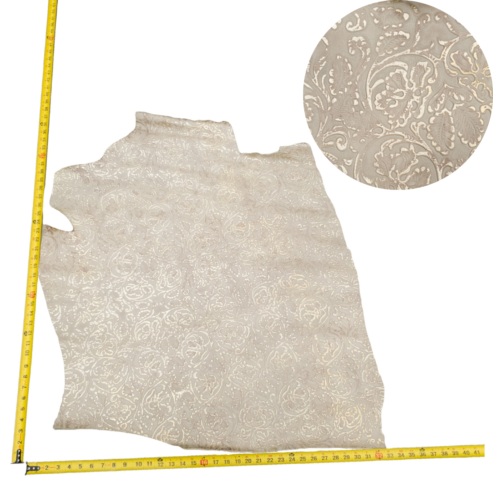 Fashion Embossed, 2-10 Sq Ft, Non-Stock Handbag Cowhide Project Pieces, | The Leather Guy