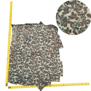 Fashion Embossed, 2-10 Sq Ft, Non-Stock Handbag Cowhide Project Pieces, | The Leather Guy